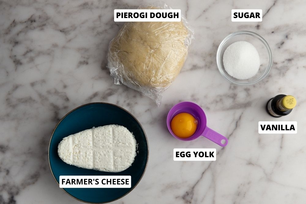 Farmers cheese pierogi ingredients