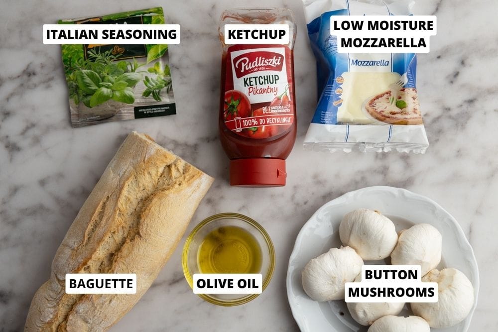 Polish open-faced sandwich ingredients