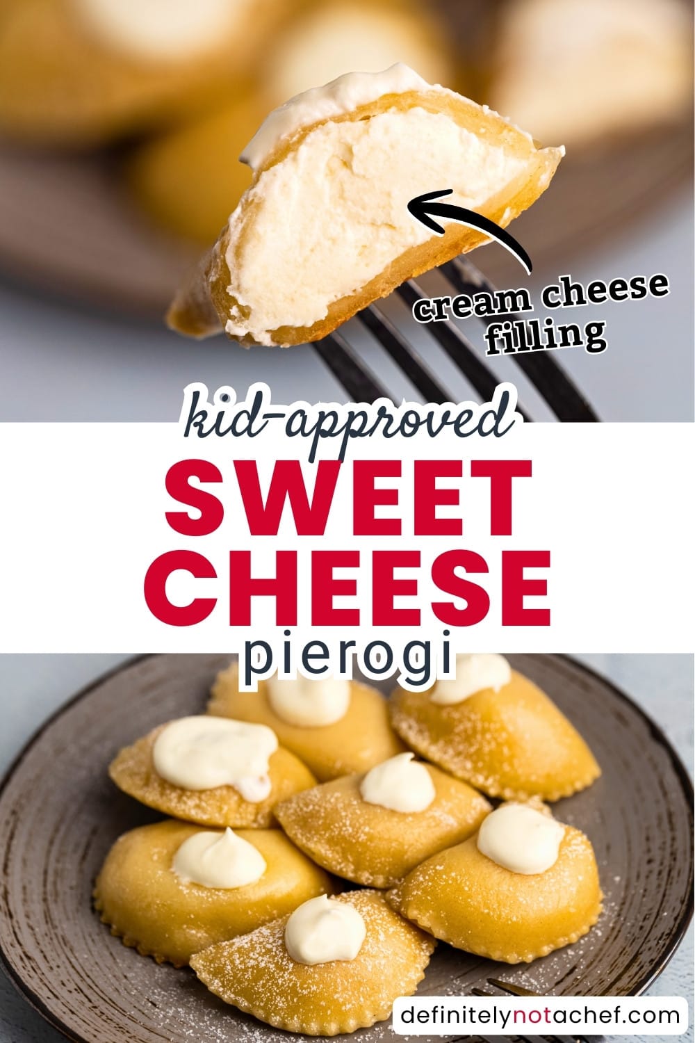 Easy Sweet Cheese Pierogi Recipe Pin