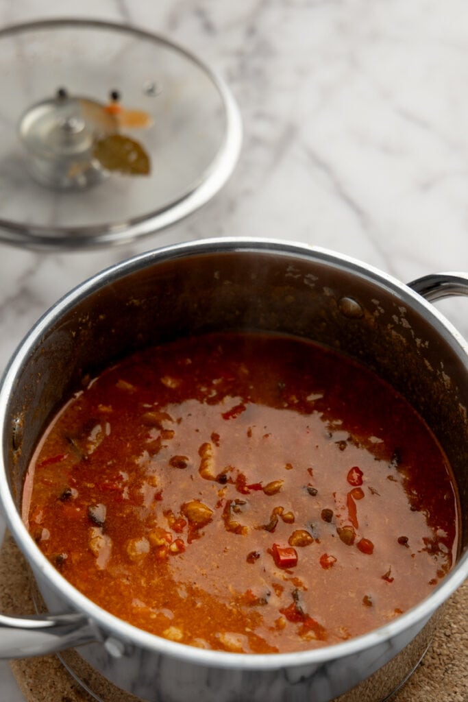Seasoned goulash stew