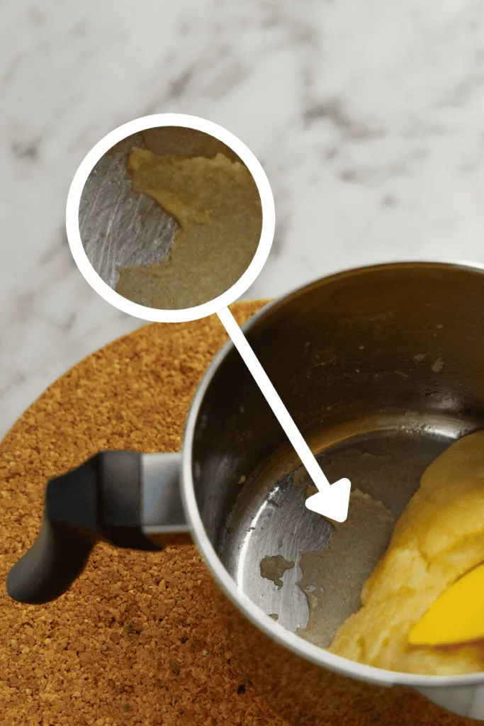 Choux pastry cooking film