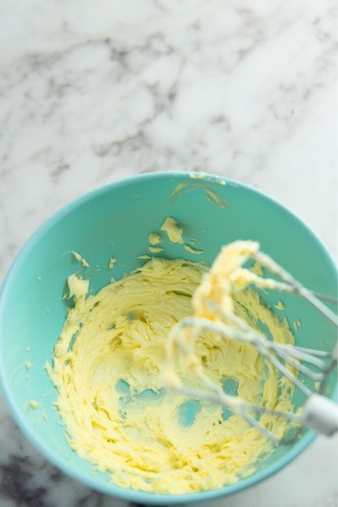 Whip the softened butter