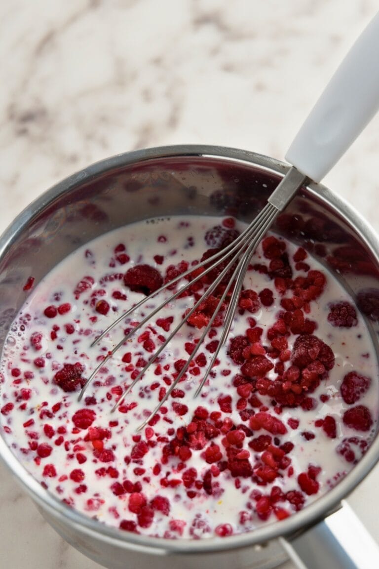 Raspberry Mix Simple Raspberry Pastry Cream - Definitely Not a Chef