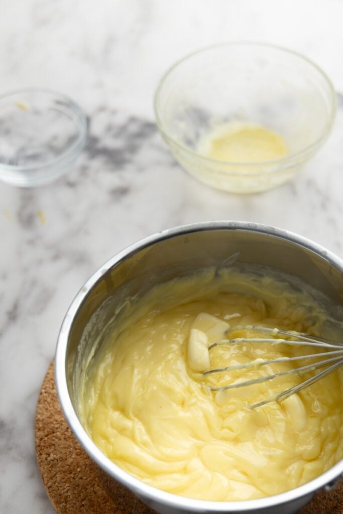 Stir until butter melts into cream