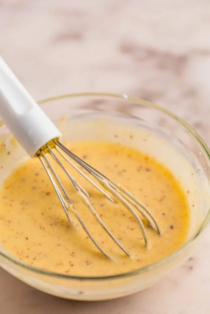 A bowl of brown butter glaze