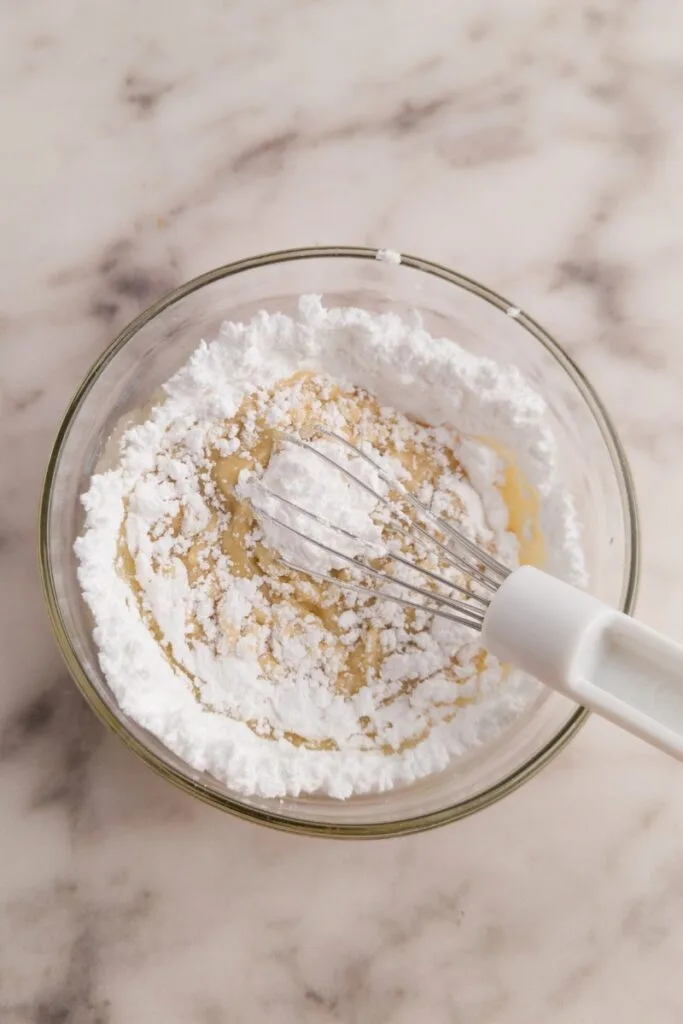 Adding more powder sugar