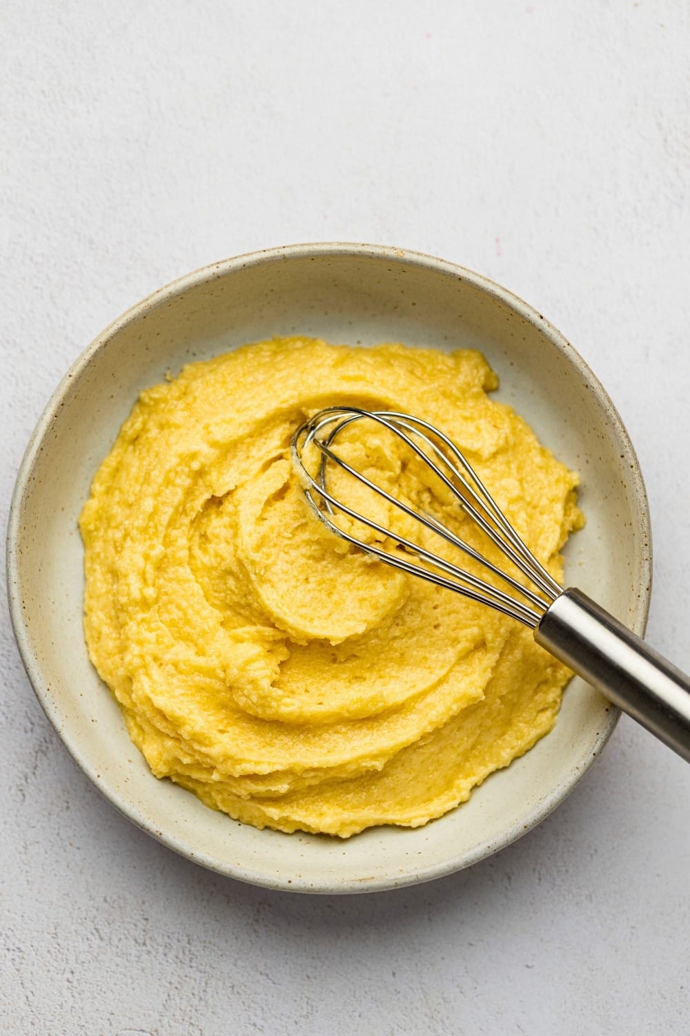 Almond frangipane and a whisk