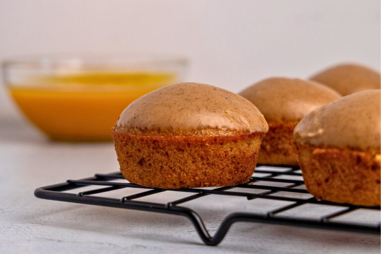 Pumpkin financiers featured images