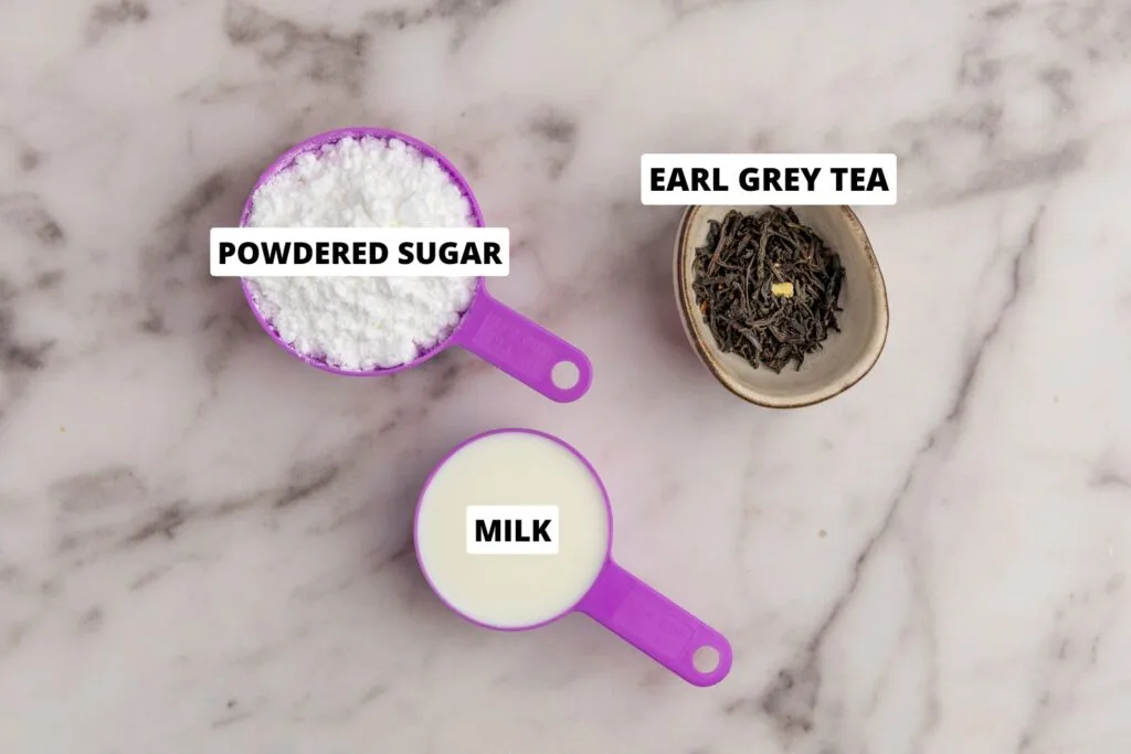 Earl grey glaze ingredients