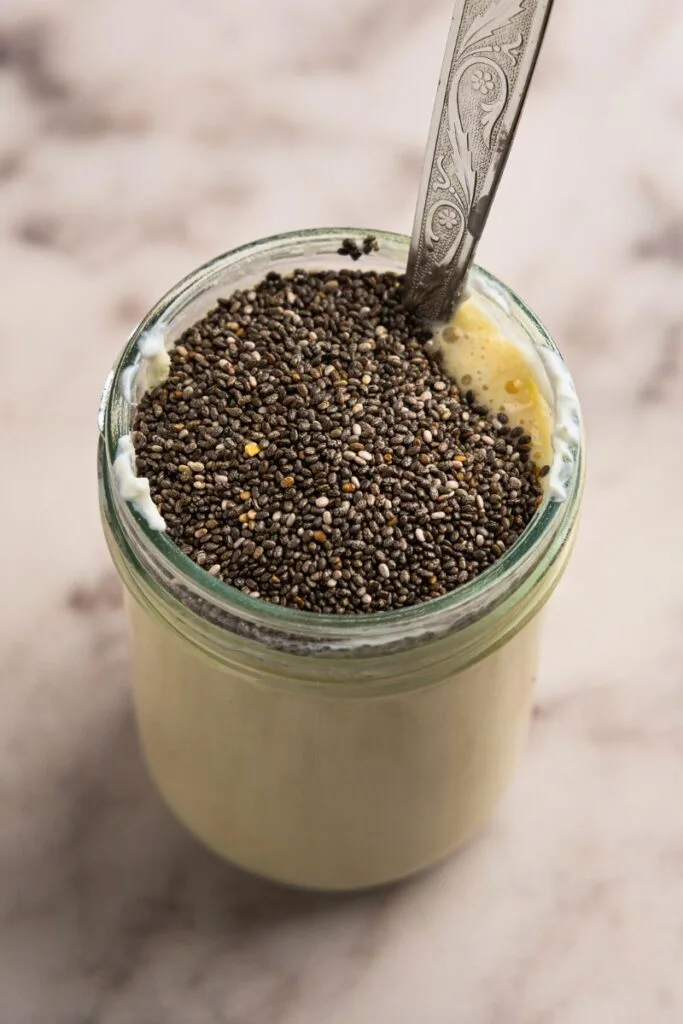 Adding chia seeds
