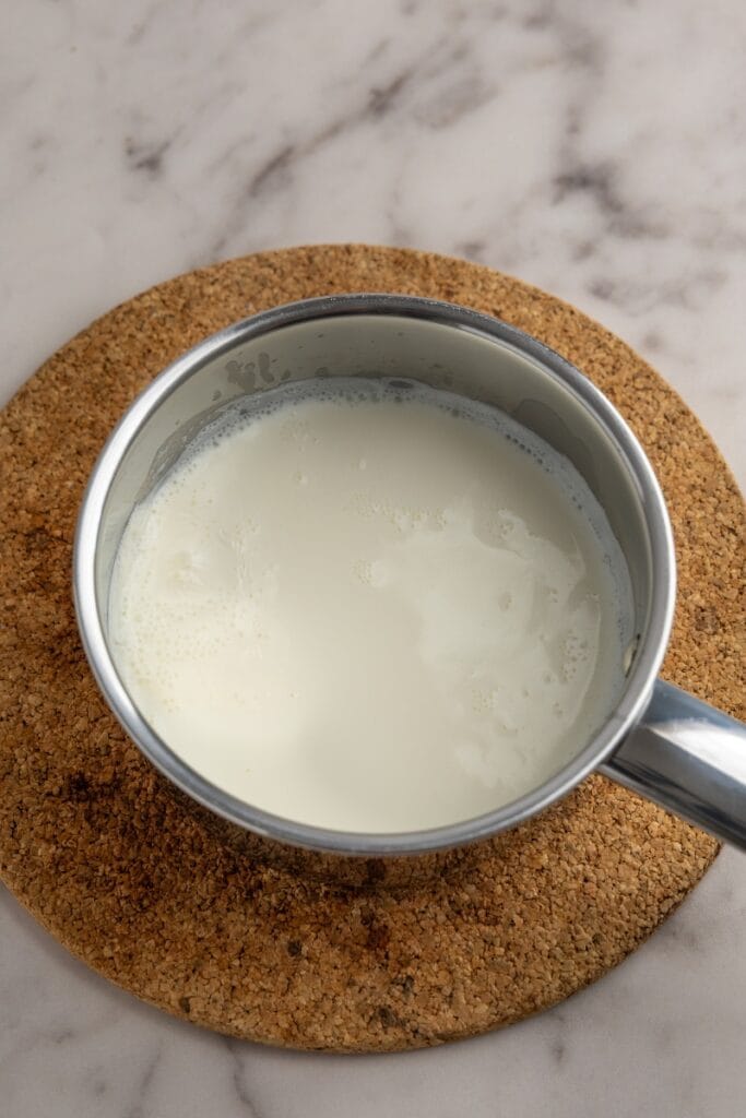 Heating the milk