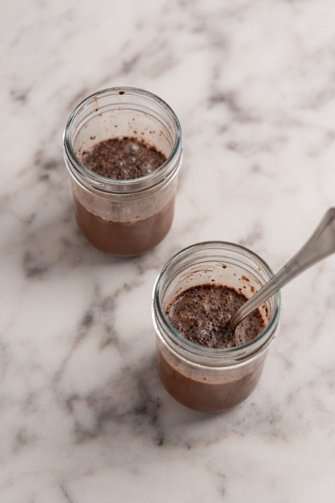 Cocoa and milk mixture