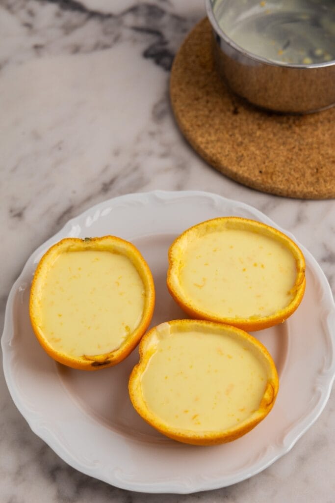 Cooling down the orange posset