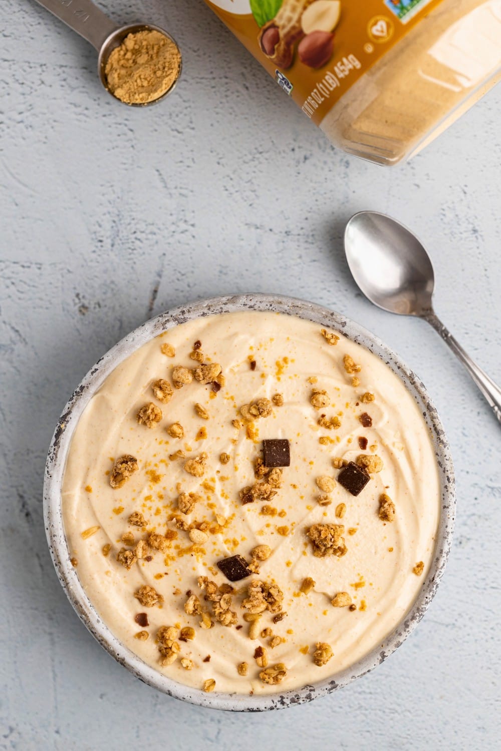 PB2 yogurt bowl hero shot
