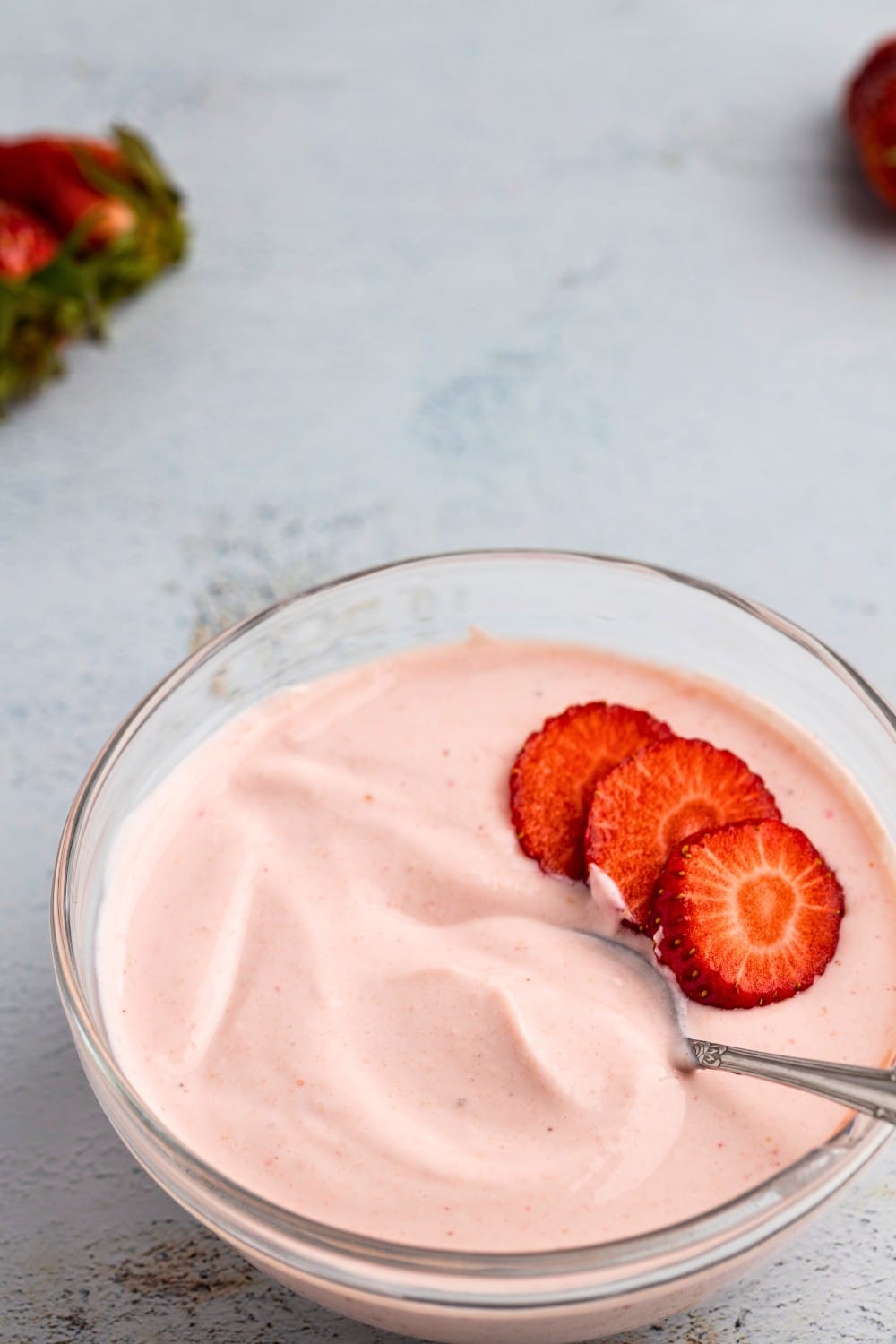 Strawberry yogurt bowl hero shot