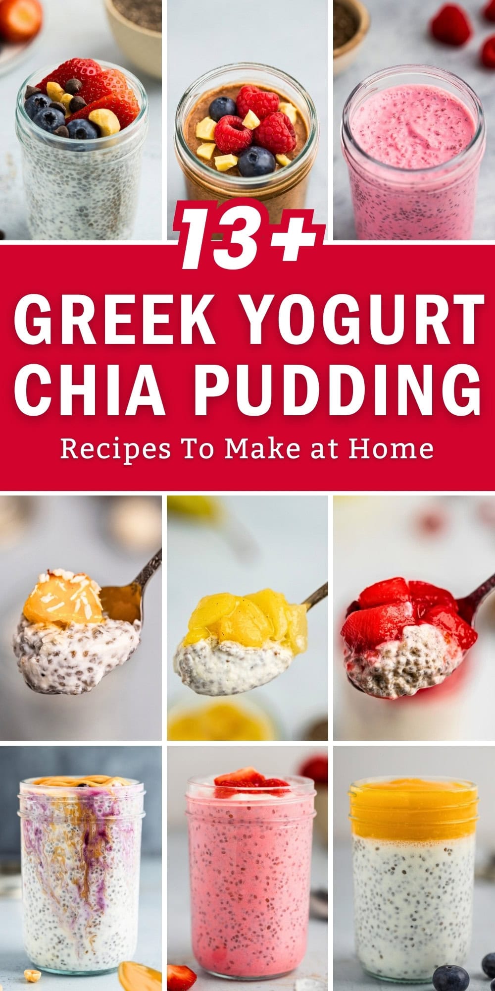 Chia Seed Pudding Recipes with Yogurt Pin Image