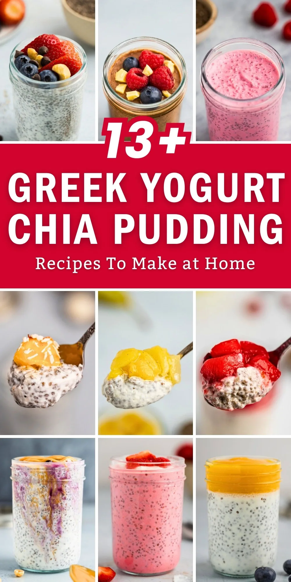 Chia Seed Pudding Recipes with Yogurt Pin Image