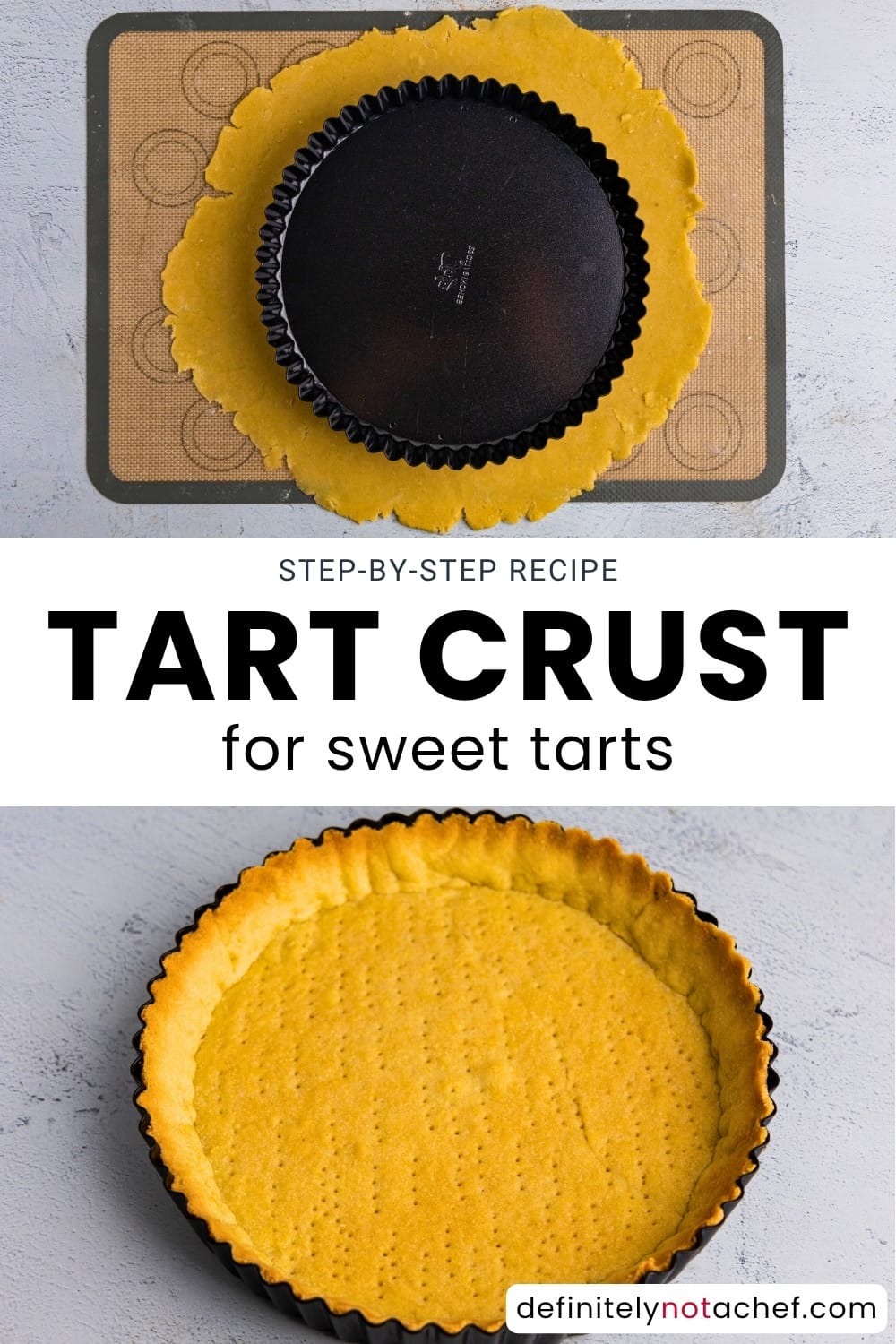 Easy Tart Shell Recipe (Step by Step) Pin image