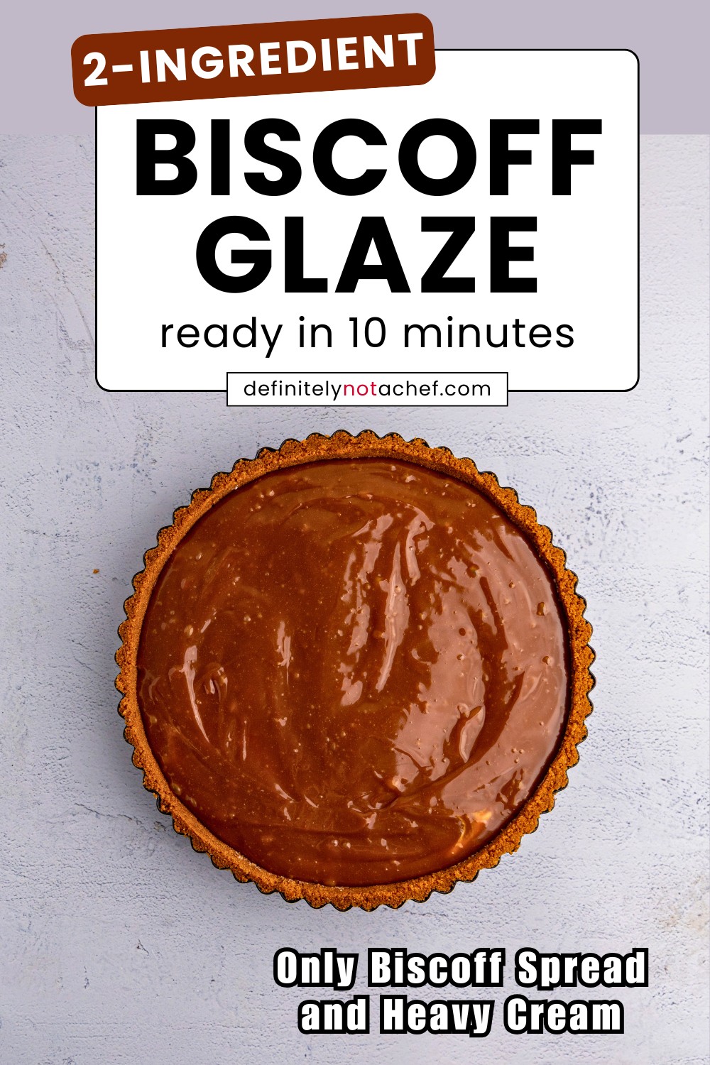 Biscoff glaze pin image