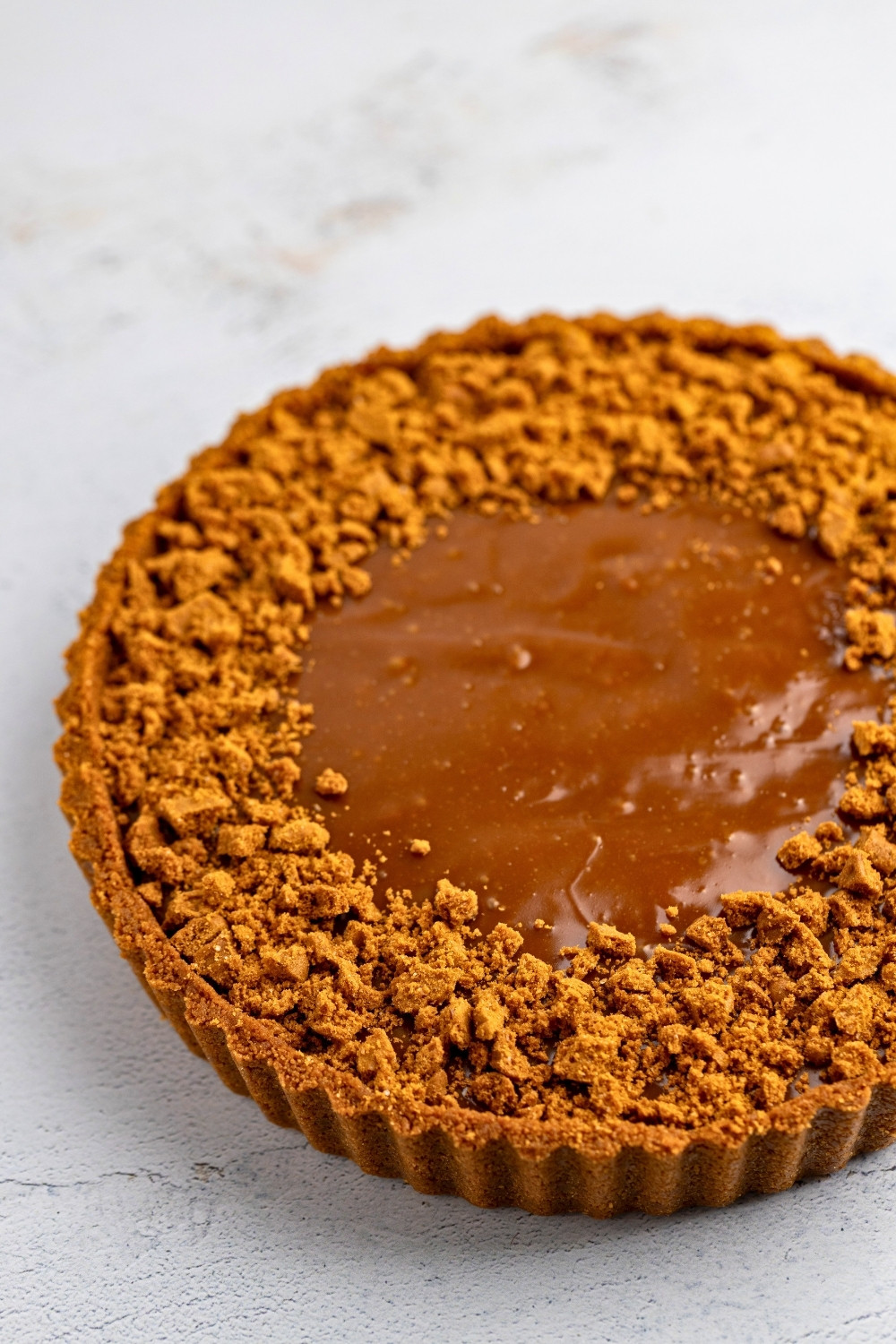 No Bake Biscoff Tart Whole