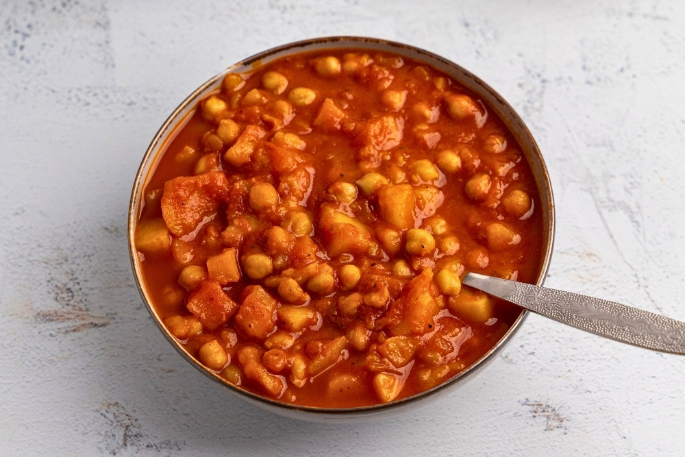 Chickpea tomato soup featured image