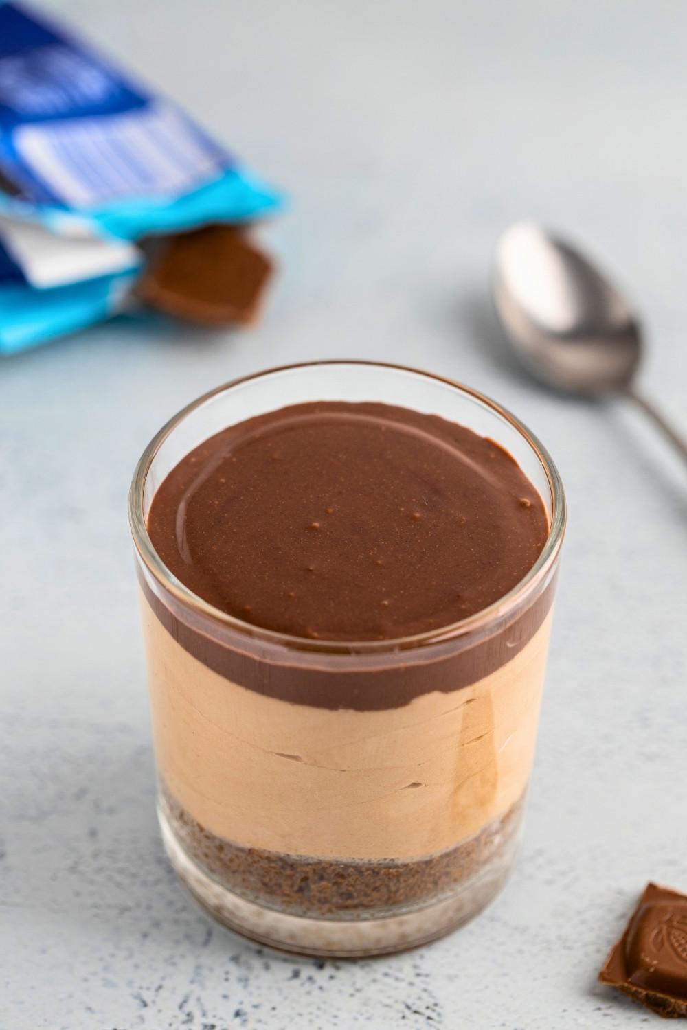 No bake chocolate cheesecake cup