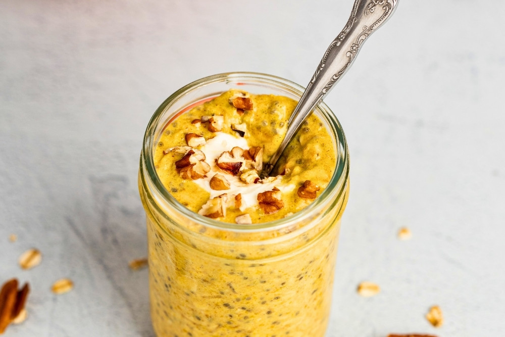 Pumpkin overnight oats featured image